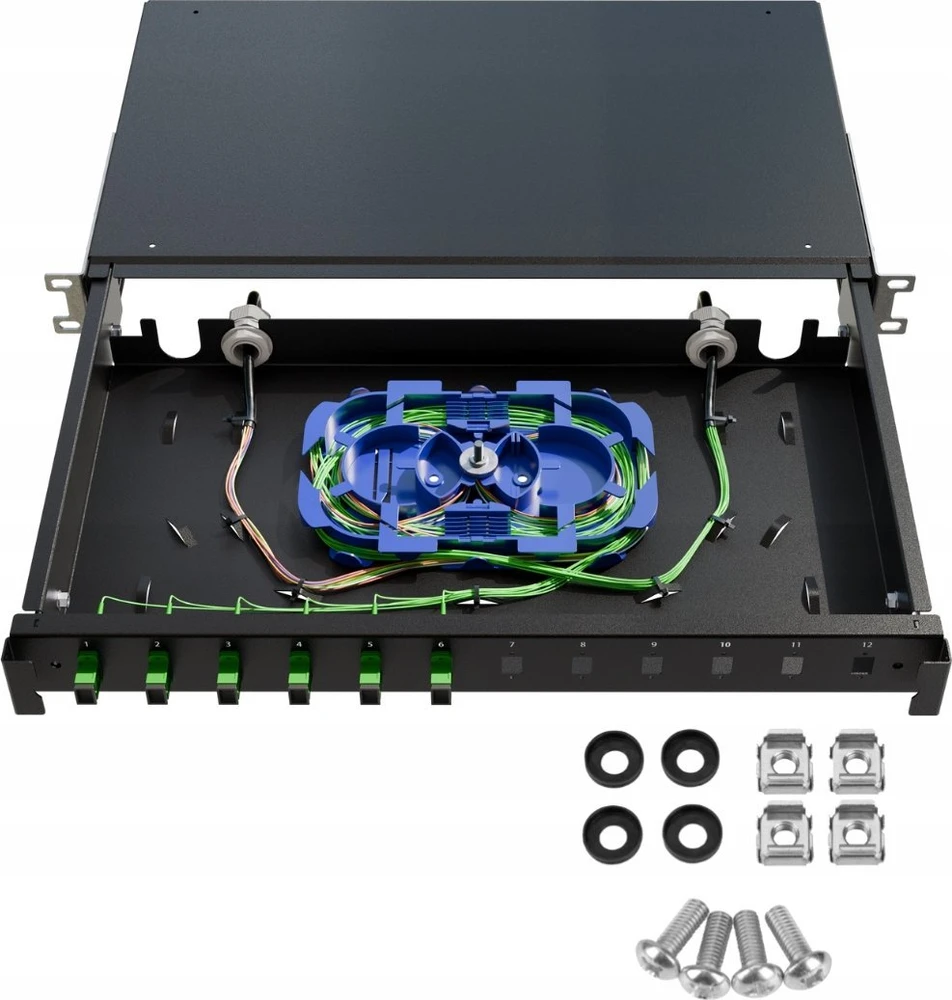 TFSP-19-1U-12S-SC-B STALFLEX FIBER OPTIC SPLIT