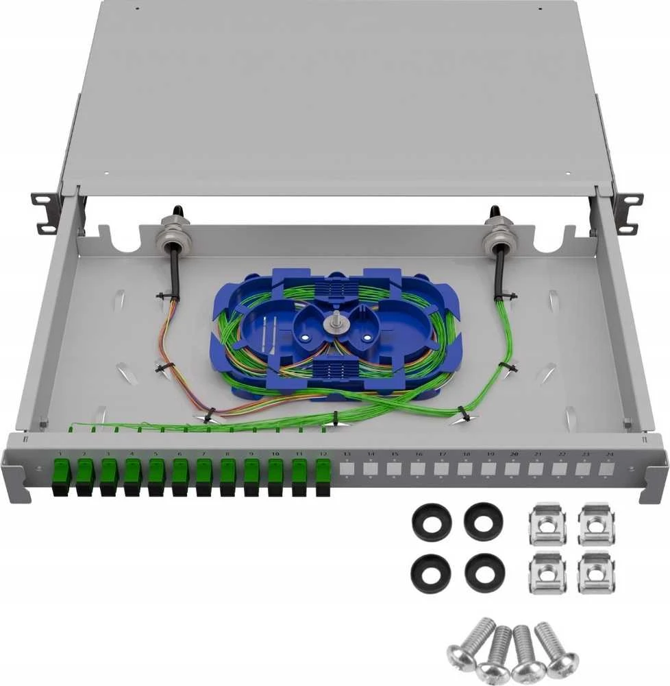 TFSP-19-1U-24S-SC-G STALFLEX FIBER OPTIC SPLIT