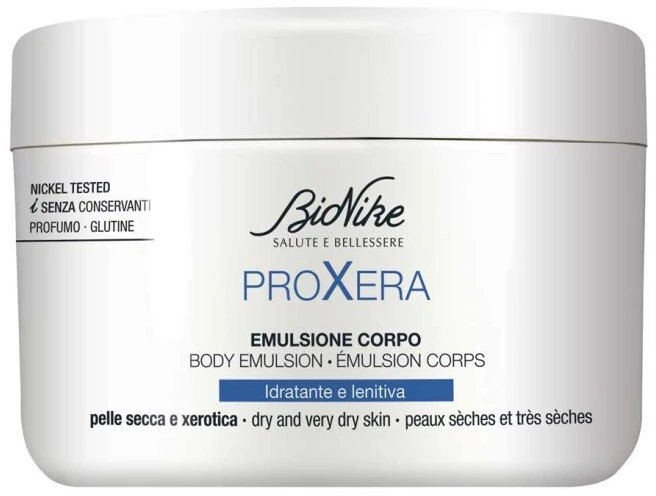BioNike Proxera drėkinanti ir maitinanti kasdienė emulsija, 400 ml