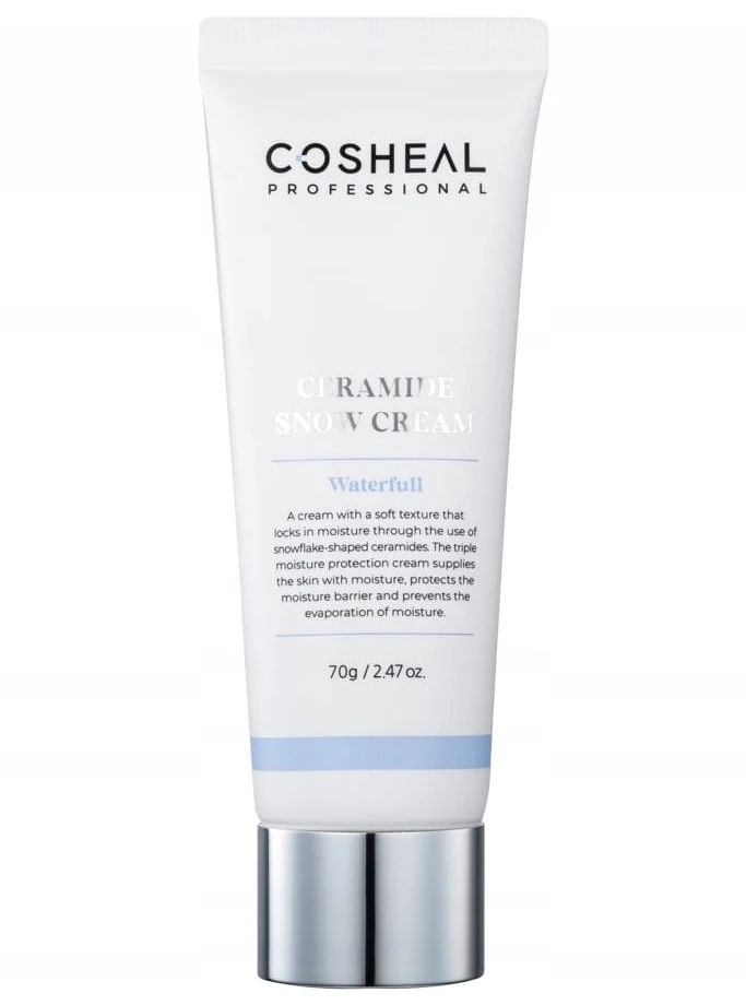 Cosheal Waterfull Ceramide Snow drėkinamasis ir maitinamasis dieninis ir naktinis veido kremas, 70 g