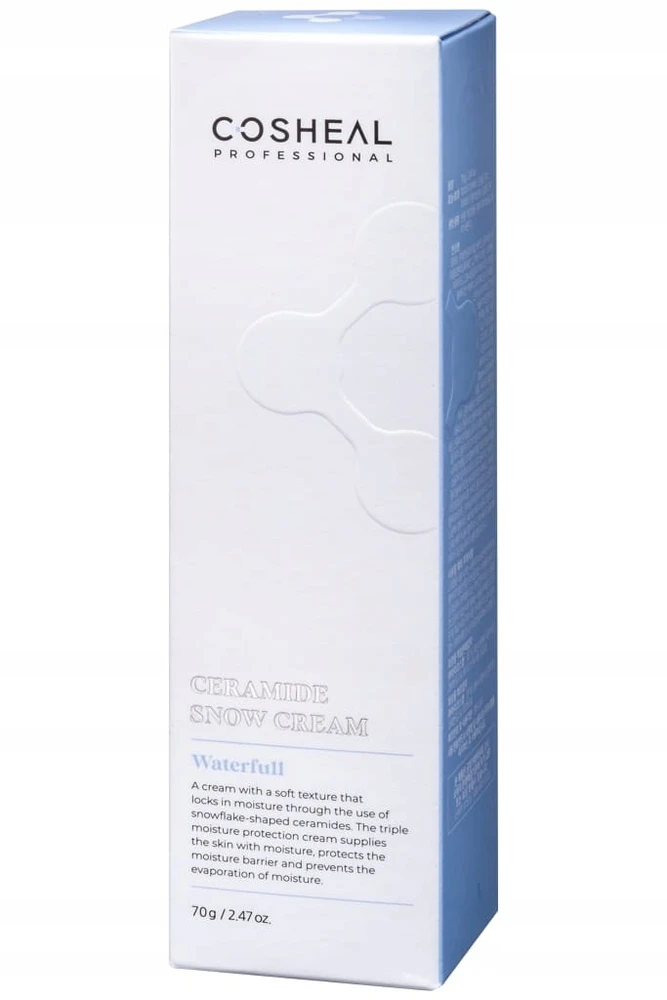 Cosheal Waterfull Ceramide Snow drėkinamasis ir maitinamasis dieninis ir naktinis veido kremas, 70 g