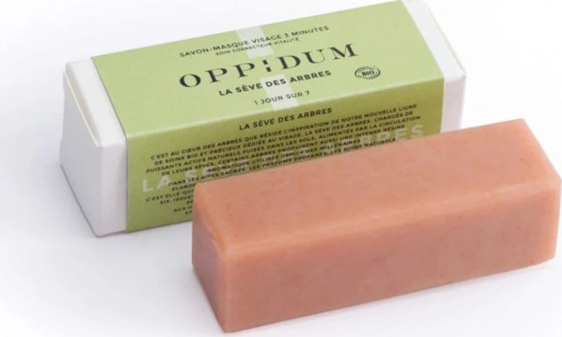 „Oppidum La Seve Des Arbres“ valomoji muilo kaukė veidui (naudojama kas savaitę), 45 ml