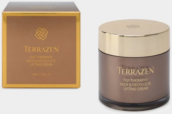 Terrazen EGF terapija pakeliantis kremas kaklui ir dekoltė sričiai, 100 ml