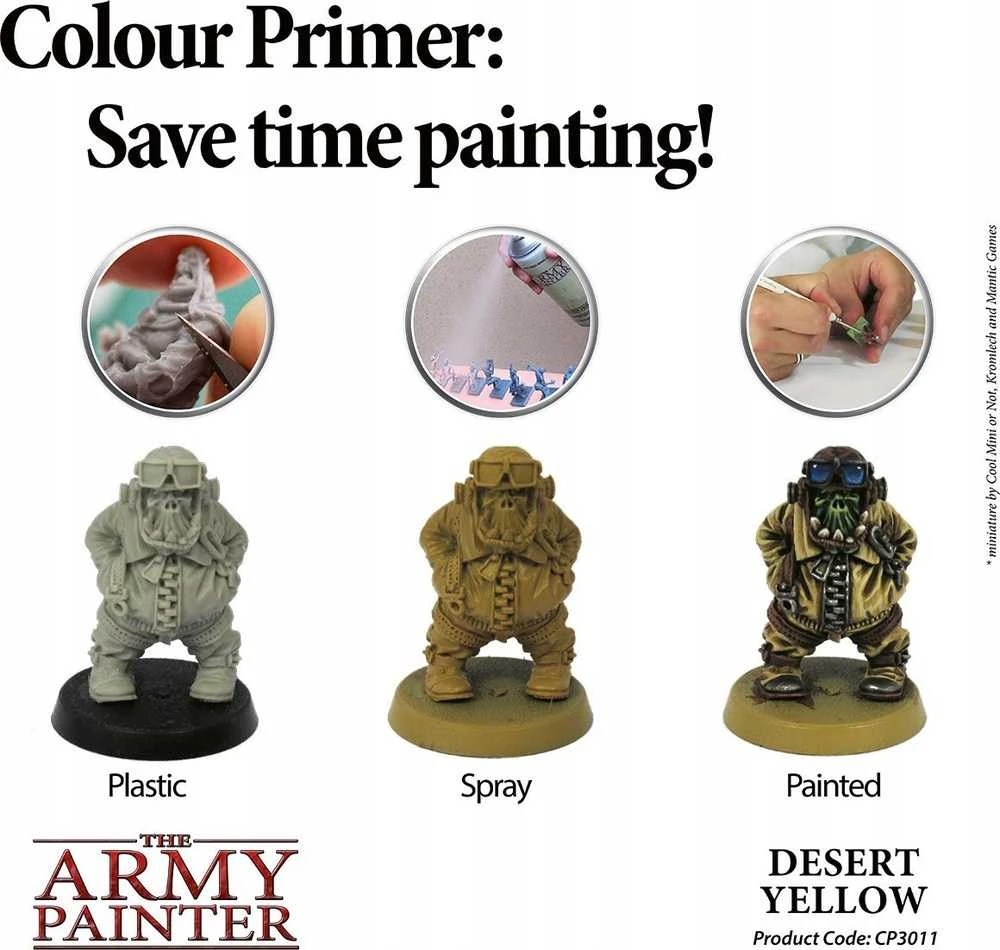 The Army Painter Armijos dažytojo spalvų gruntas: Daemonic Geltona