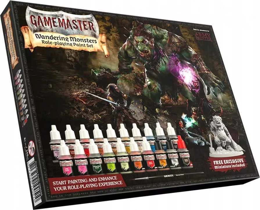 Army Painter „Armijos dažytojas“ – „GameMaster: Klajojančių monstrų vaidmenų žaidimo dažų rinkinys“.
