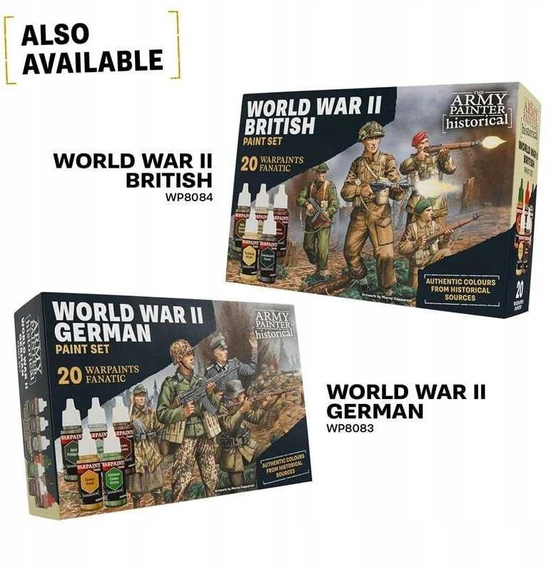 The Army Painter Army Painter – „Warpaints“ istorinis Antrojo pasaulinio karo amerikiečių dažų rinkinys