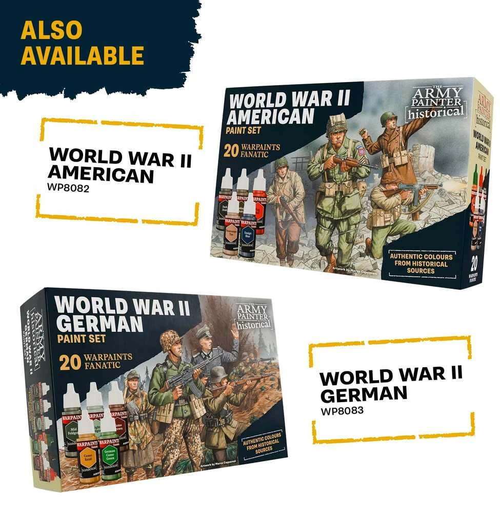 The Army Painter Army Painter – Warpaints istorinių Antrojo pasaulinio karo britų dažų rinkinys