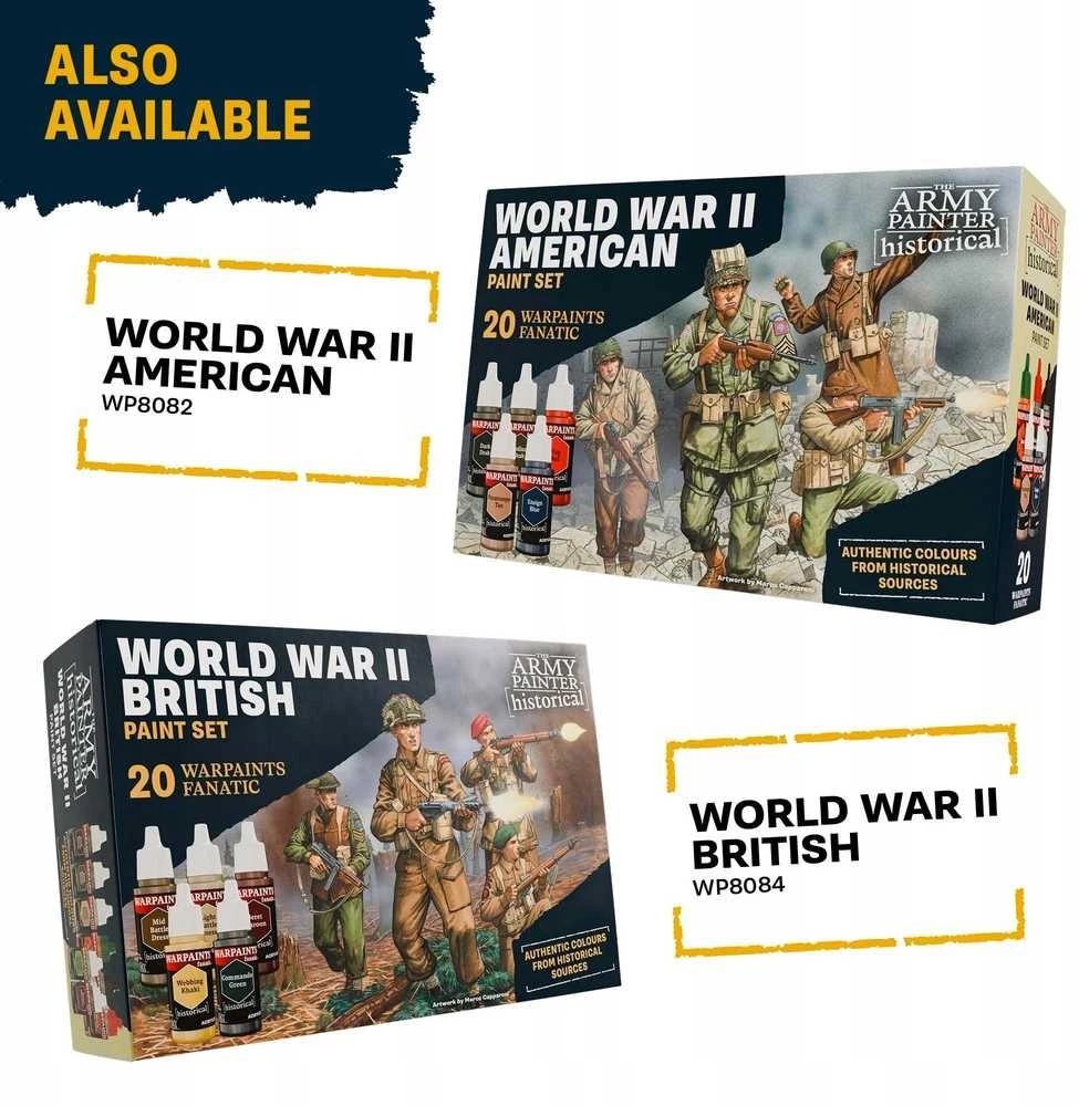 The Army Painter WW2 rinkiniai American ir British