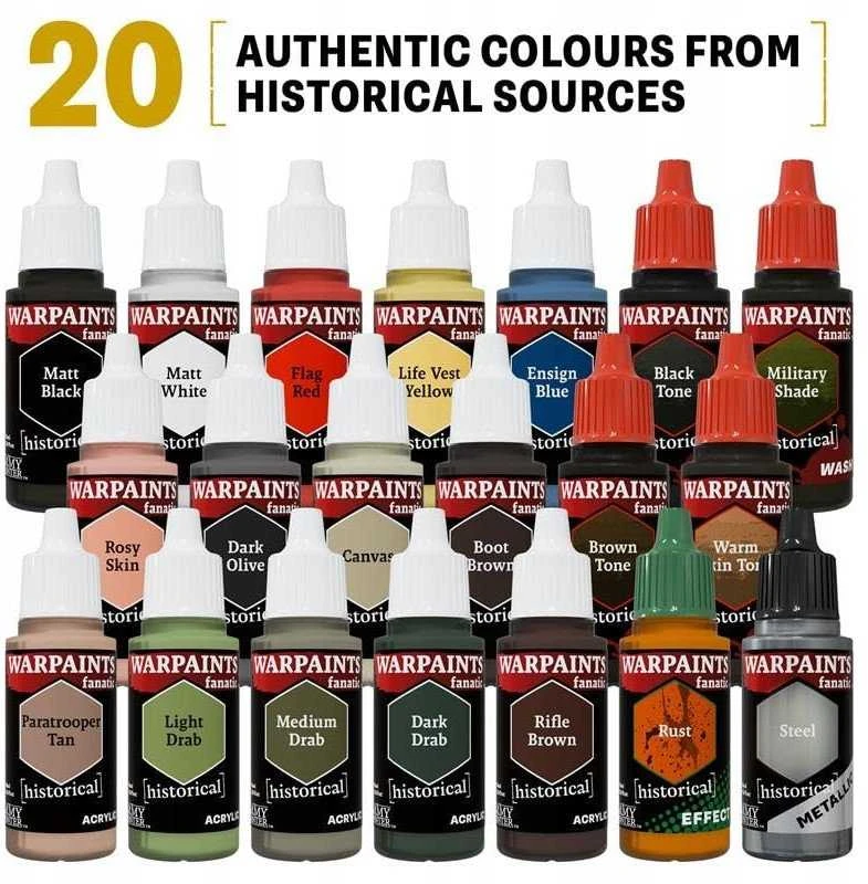 The Army Painter Army Painter – „Warpaints“ istorinis Antrojo pasaulinio karo amerikiečių dažų rinkinys