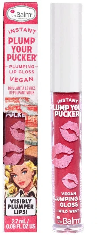 The Balm „Instant Plump Your Pucker“ lūpų blizgis „Laukiniai Vakarai“ 2,7 ml