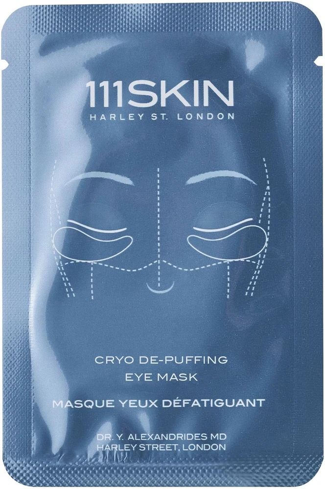 The Body Shop 111SKIN Cryo De-Puffing Eye Mask paakių kaukės, 8 x 6 ml