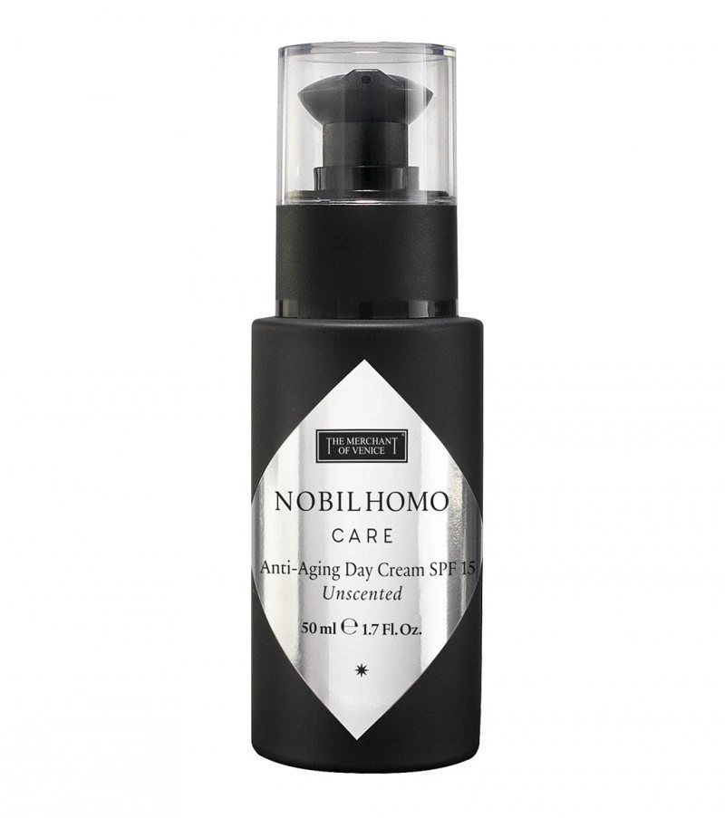 The Merchant Of Venice Nobil Homo Care maitininantis Daily Use Kreminis Face SPF 15, 50 ml