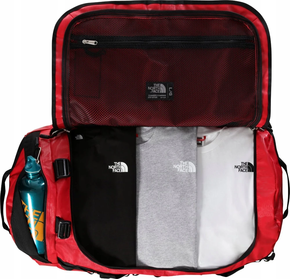 Kelioninis The North Face Krepšys travel The North Face Base Camp Duffel L - red/juodas
