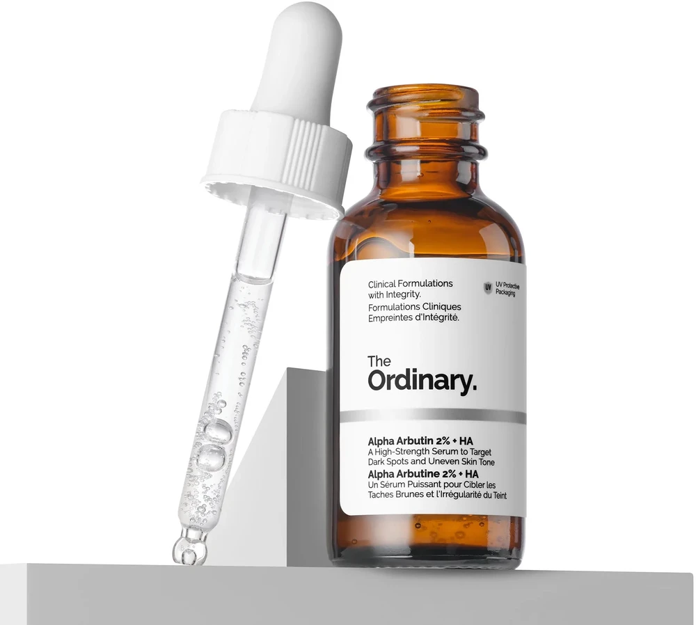 The Ordinary More Molecules Alpha Arbutin 2% HA Serum veido serumai, 30 ml