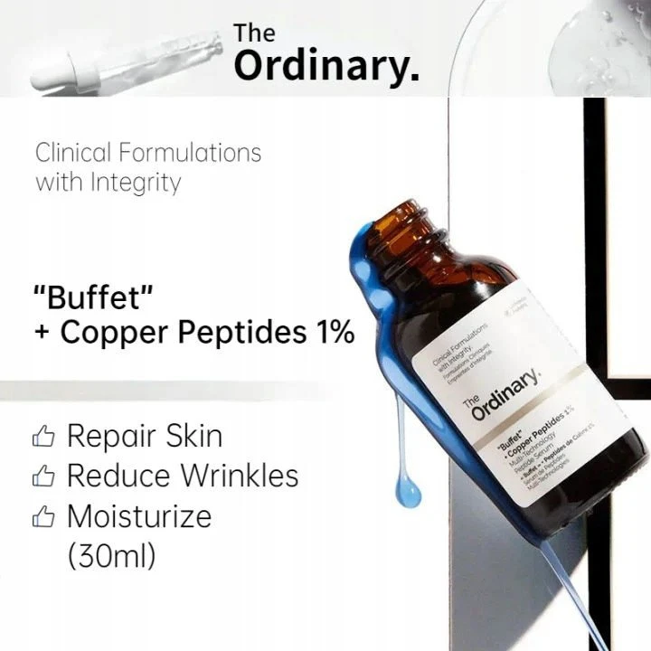 The Ordinary Multi-Peptide + Copper Peptides 1% serumo veido serumas, 30 ml