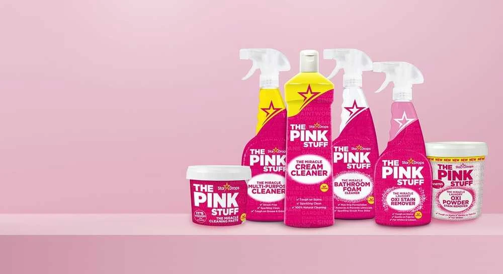 Kilimų ir apmušalų dėmių valiklis The Pink Stuff, 500 ml