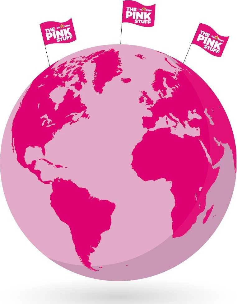 Putojantis tualeto valiklis - milteliai The Pink Stuff, 3x100g