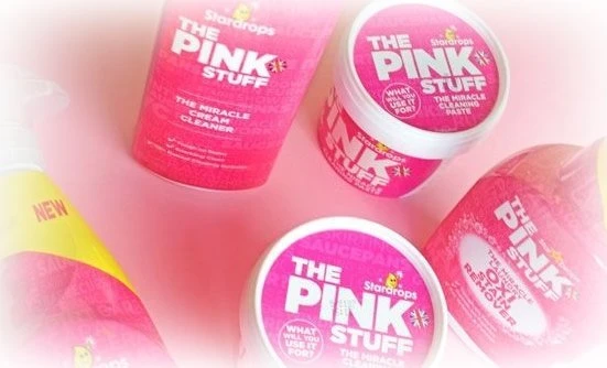 Pink Stuff The Miracle Laundry Oxi Powder Stain Remover dėmių valiklio milteliai spalvotiems skalbiniams, 1 kg