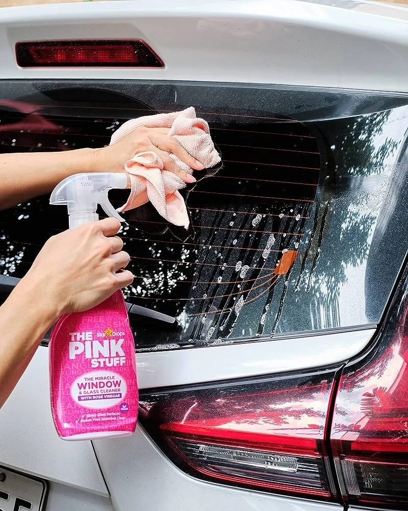 Purškiamas langų ir stiklo valiklis su actu The Pink Stuff, 750 ml