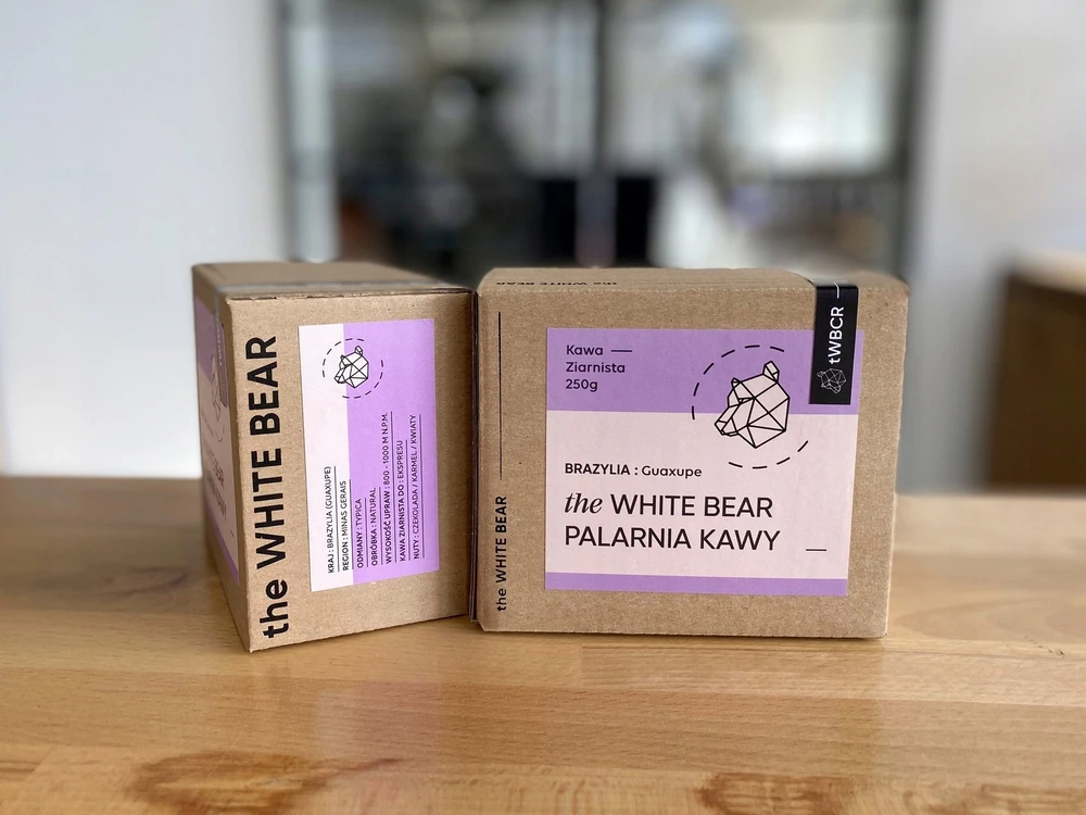 The White Bear Kavos pupelės The Baltas Bear Kavos pupelės Brazilija Guaxupé A 250g