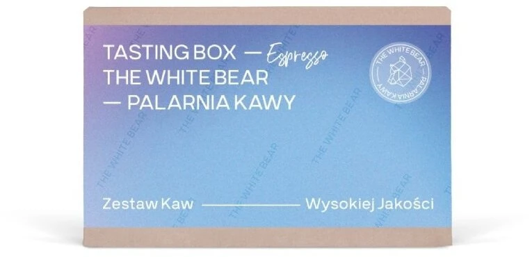 The White Bear The Baltas Bear Skrudinta kava Pupelių kava Espresso testavimo rinkinys 4x100g