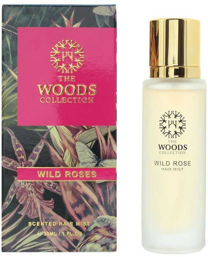 „The Woods Collection“ plaukų purškiklis moterims „Wild Roses“ su vetiverija, 30 ml