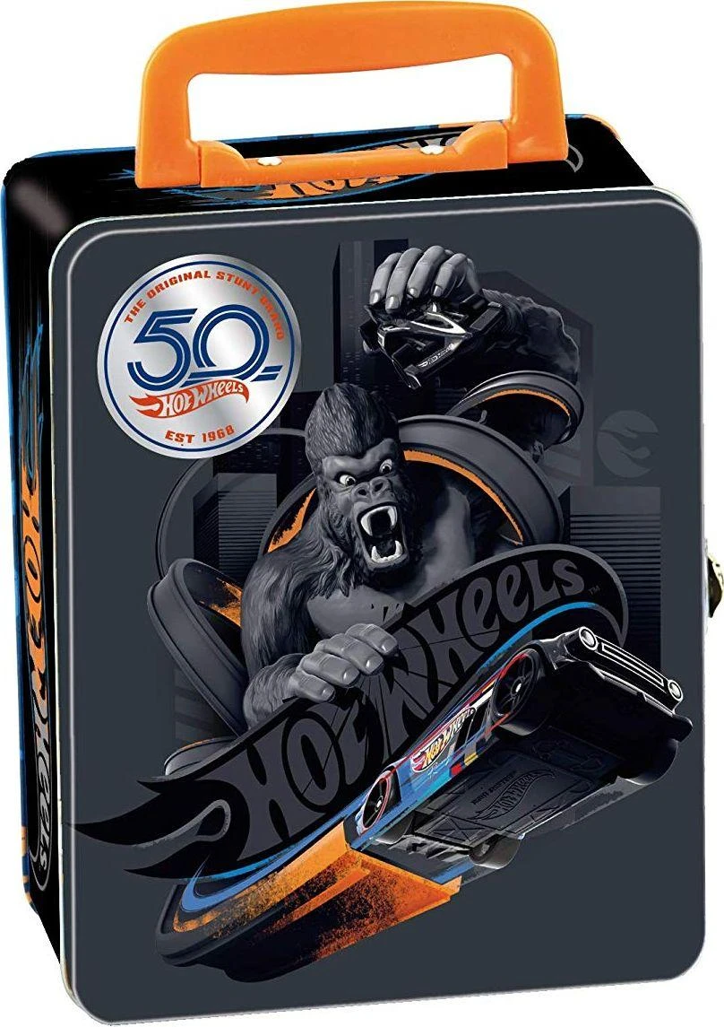 Metalinis dėklas mašinytėms Theo Klein Hot Wheels