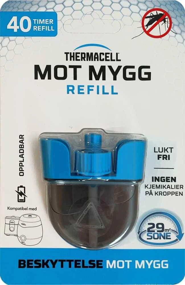 Thermacell 40 valandų repelento kasetė pakuotėje