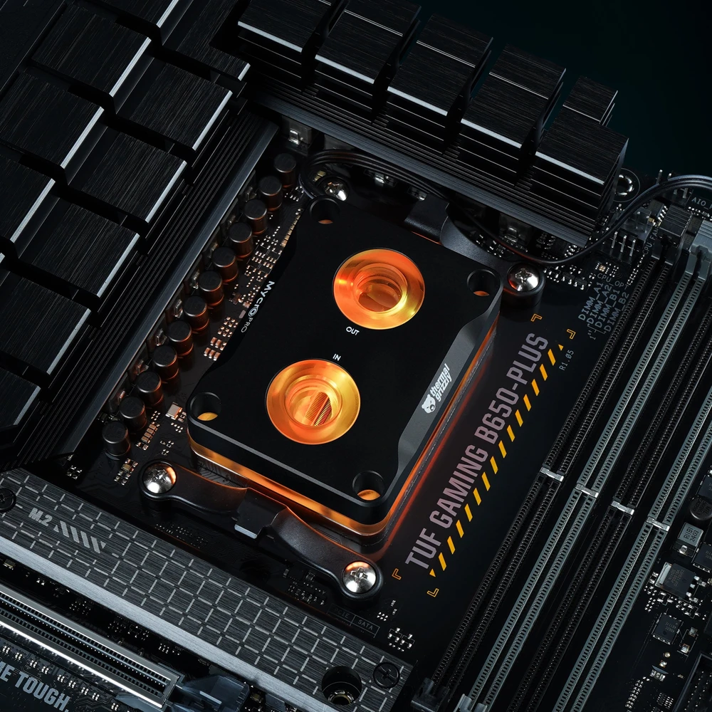 „Thermal Grizzly AMD Mycro Direct-Die Pro RGB V1“ procesoriaus aušintuvas „Vanduo“