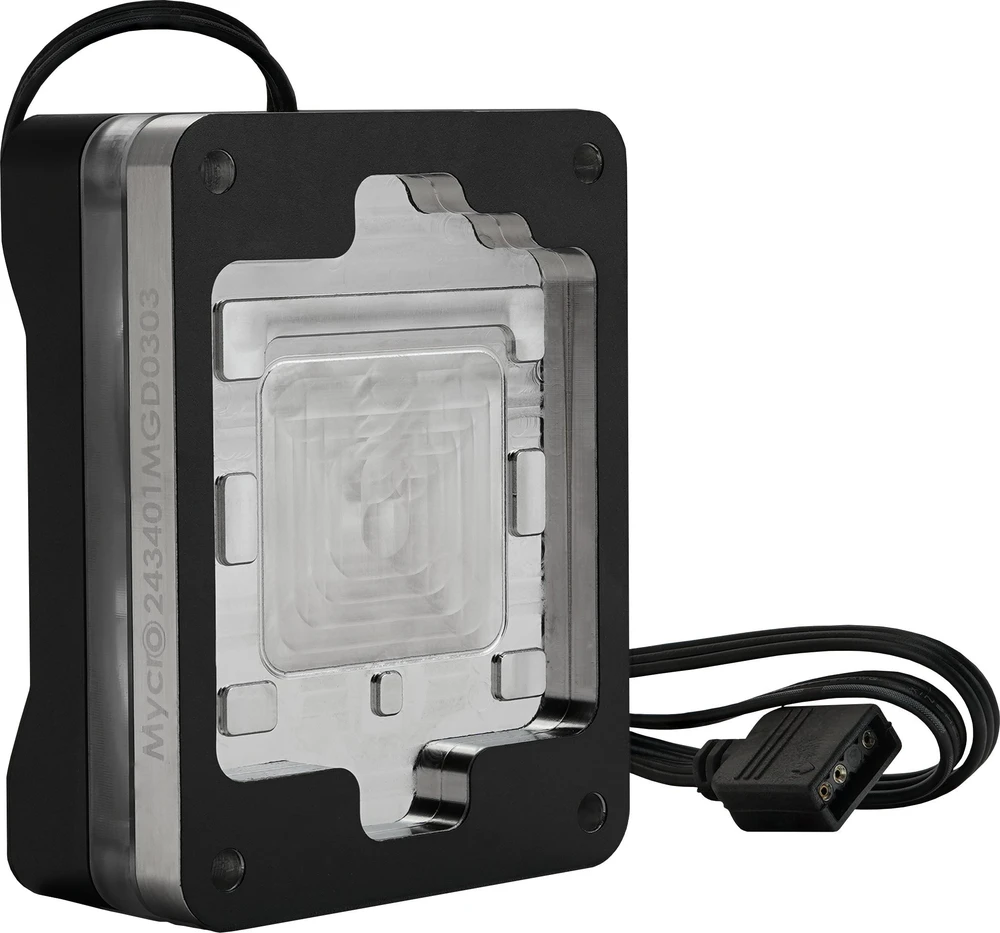 „Thermal Grizzly AMD Mycro Direct-Die Pro RGB V1“ procesoriaus aušintuvas „Vanduo“