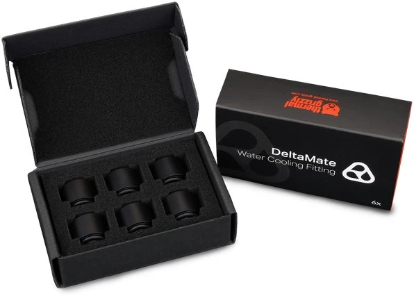 „Thermal Grizzly DeltaMate“ ilgintuvo jungtis – MF14, juodas, 6 vnt. pakuotė