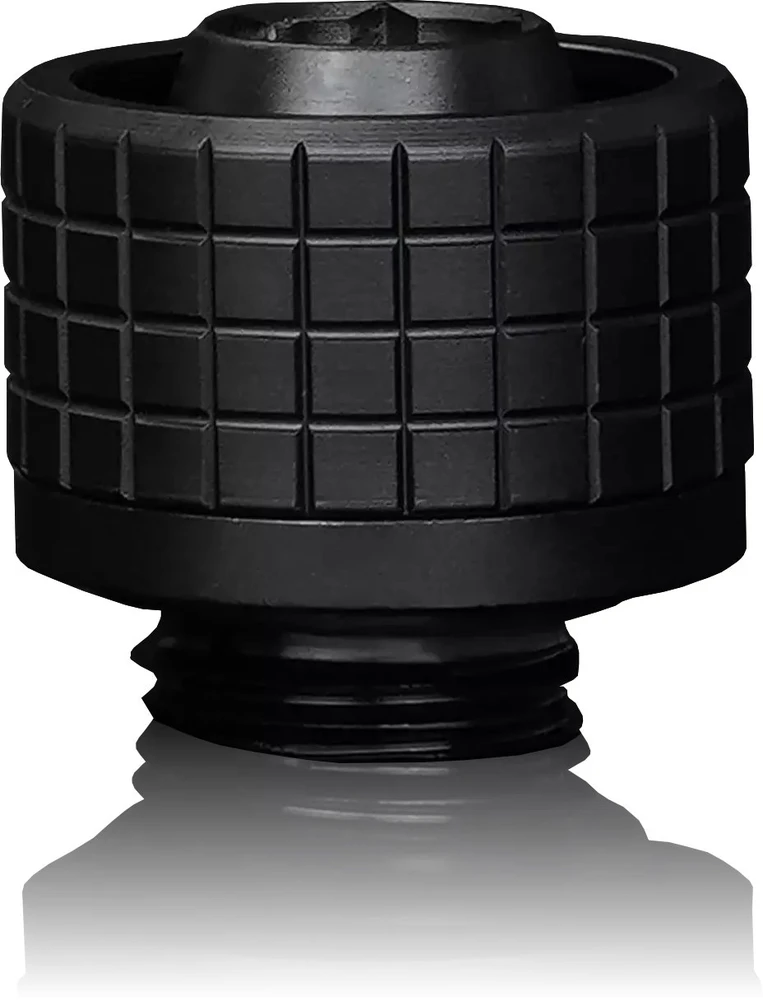 „Thermal Grizzly DeltaMate“ suspaudimo jungtis, žalvaris, G1/4" sriegis - Juodas, ST16, 6 vnt. pakuotėje