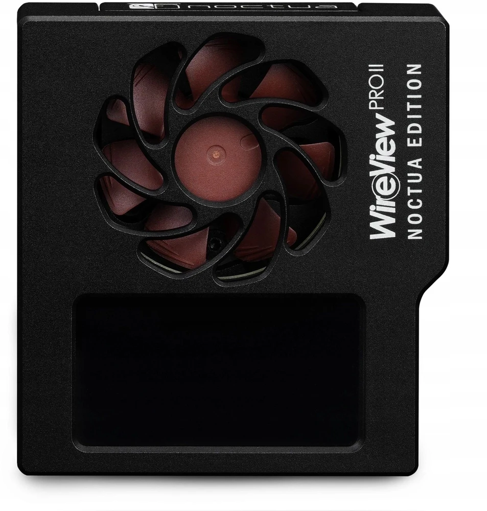 Thermal Grizzly WireView Pro II GPU Noctua Edition, 12V-2x6, TFT-IPS – juodas, apverstas