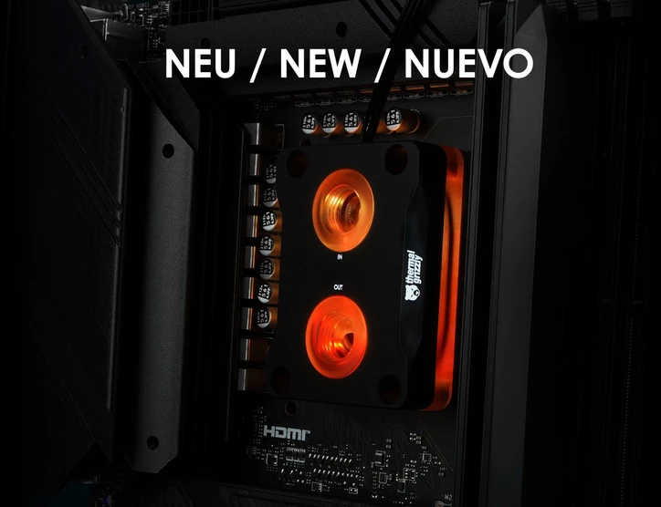 Thermal Grizzly Intel Mycro Direct-Die Pro RGB V1 CPU Vanduo Cooler