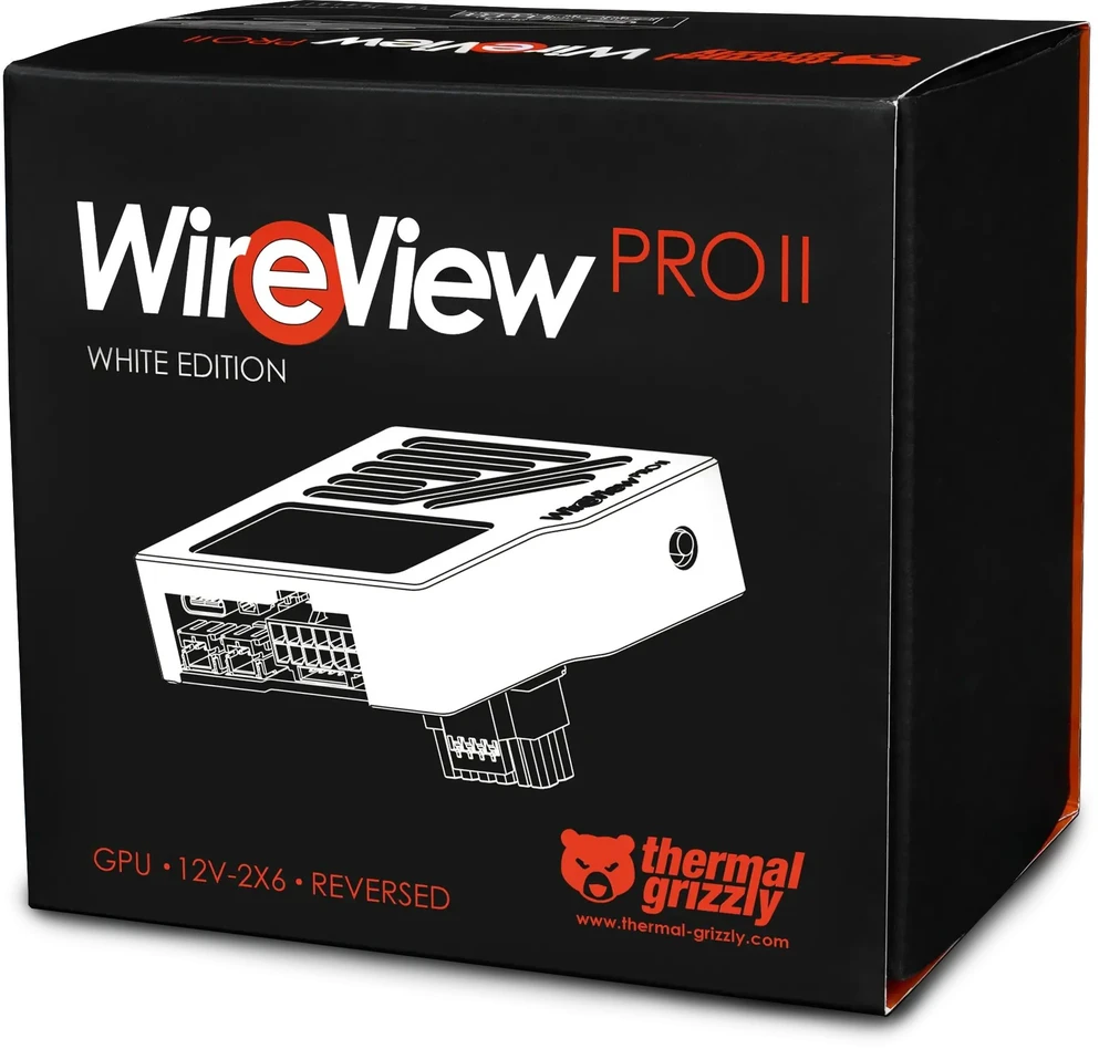 Vaizdo plokštė Thermal Grizzly WireView Pro II GPU Überwachungs-Gerät- baltos spalvos, Reserved