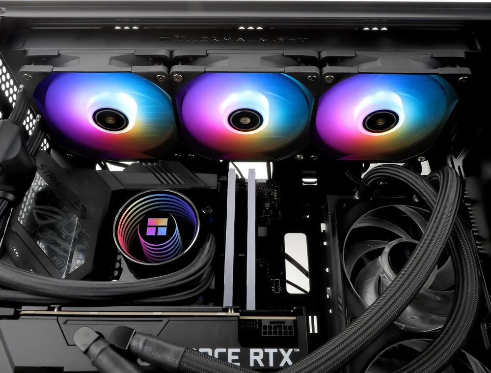 Thermalright Frozen Notte 360 ARGB V2 Juodas (360mm) (Juodas) Procesoriaus AIO Aušintuvas