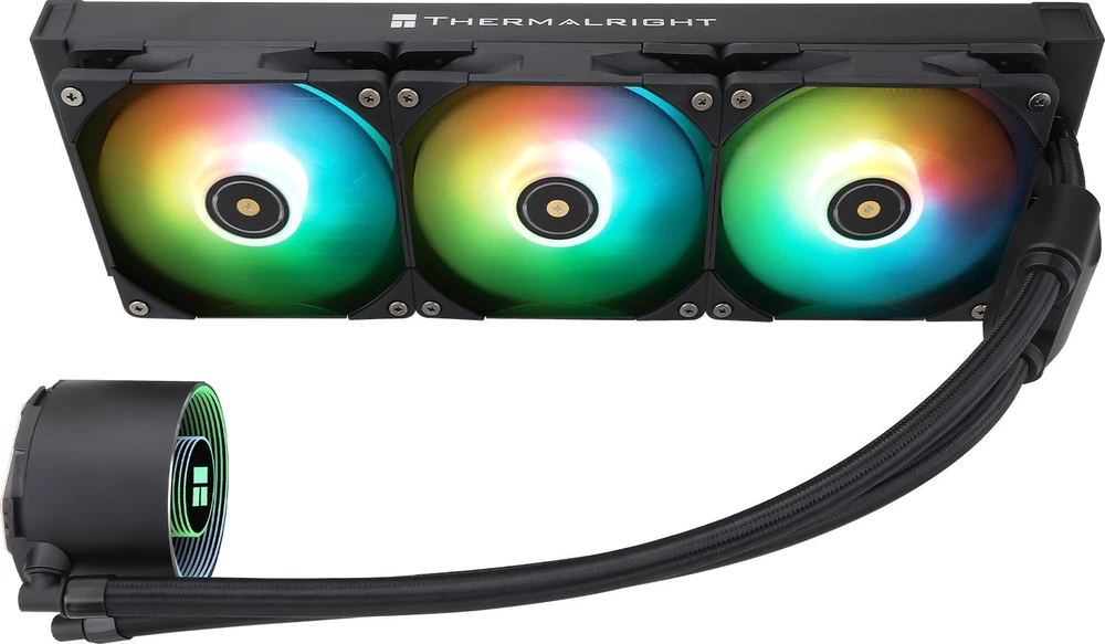 Thermalright Frozen Notte 360 ARGB V2 Juodas (360mm) (Juodas) Procesoriaus AIO Aušintuvas