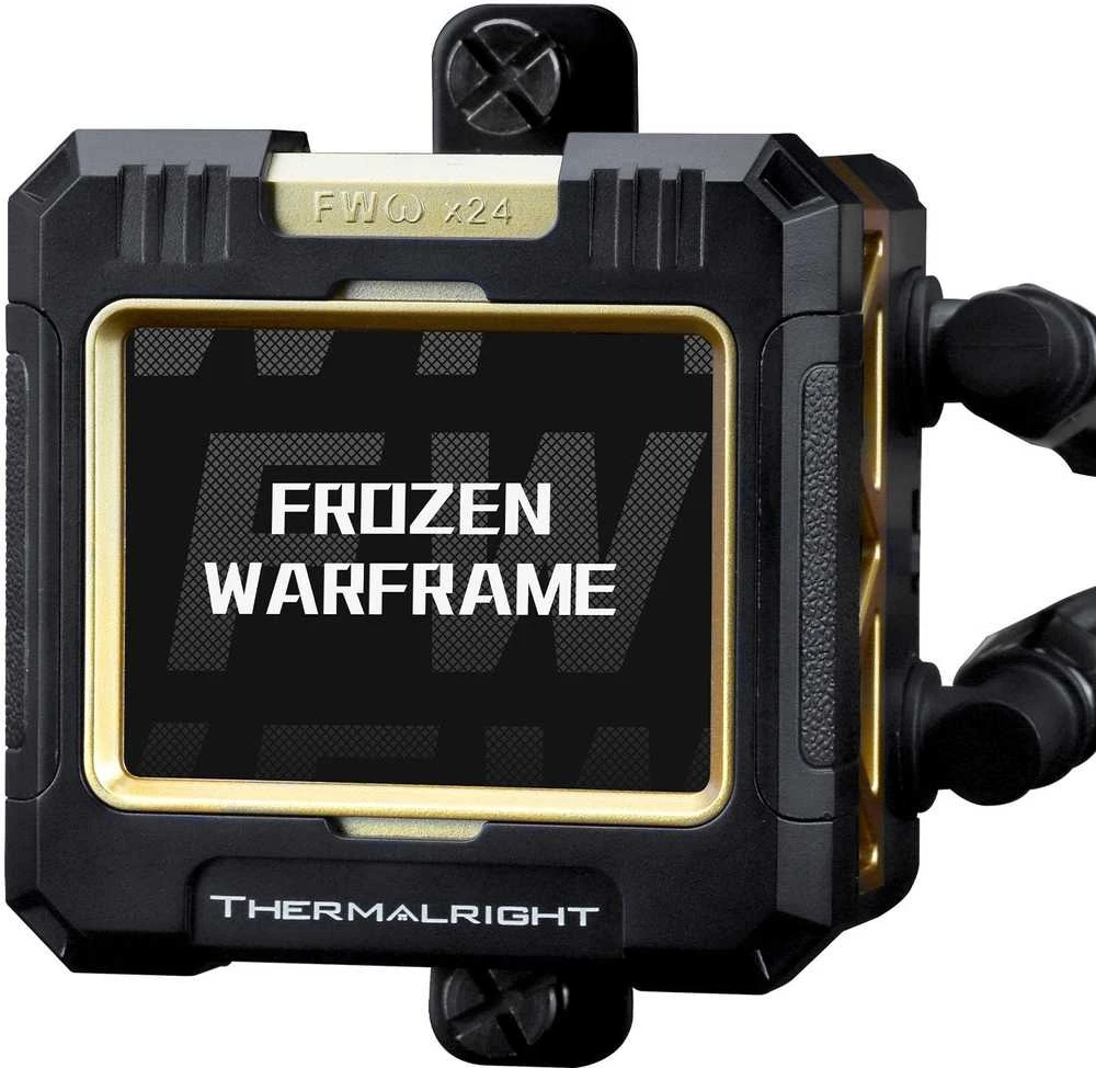 „Thermalright Frozen Warframe 420mm“ pilnas „Vanduo“ aušinimas, ARGB, juodas