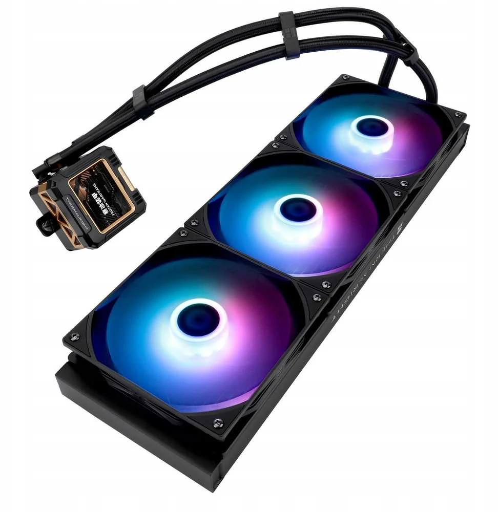 „Thermalright Frozen Warframe 420mm“ pilnas „Vanduo“ aušinimas, ARGB, juodas
