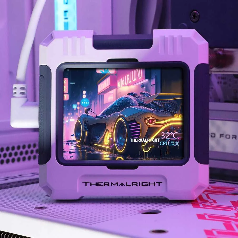 PC aušintuvas Thermalright Frozen Warframe Vanduo Cooling, ARGB - 420mm, baltos spalvos
