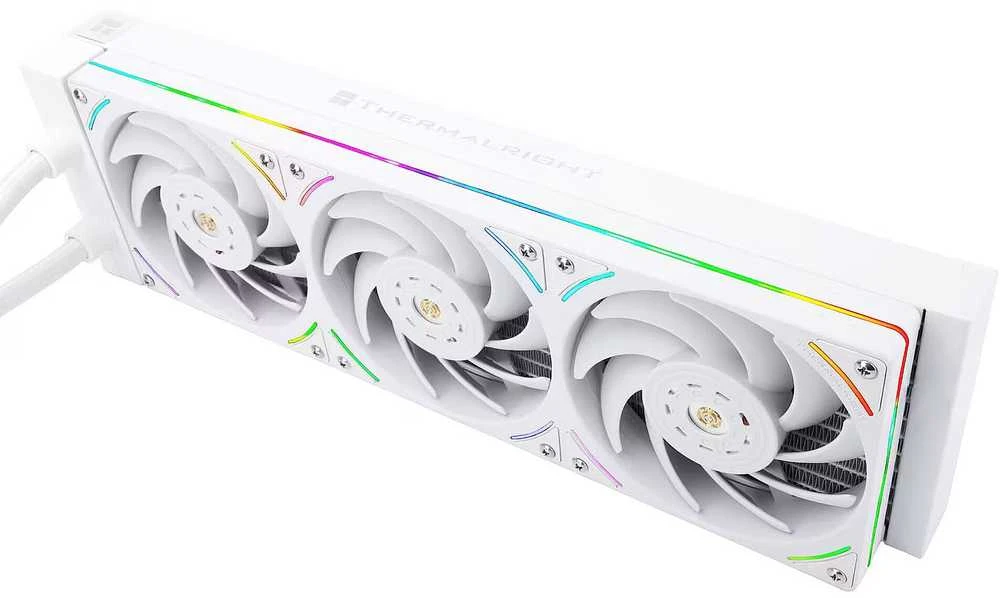 „Thermalright Hyper Vision UB AiO Vanduo“ aušinimas, ARGB, „Intel“ ir „AMD“ × 360 mm, baltos spalvos
