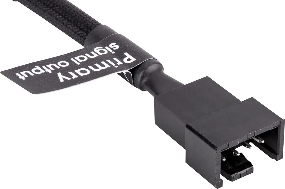 Thermaltake 4 kontaktų - 4 kontaktų x2, 0,11 m, Juodas (AC-060-CO1OTN-F1)