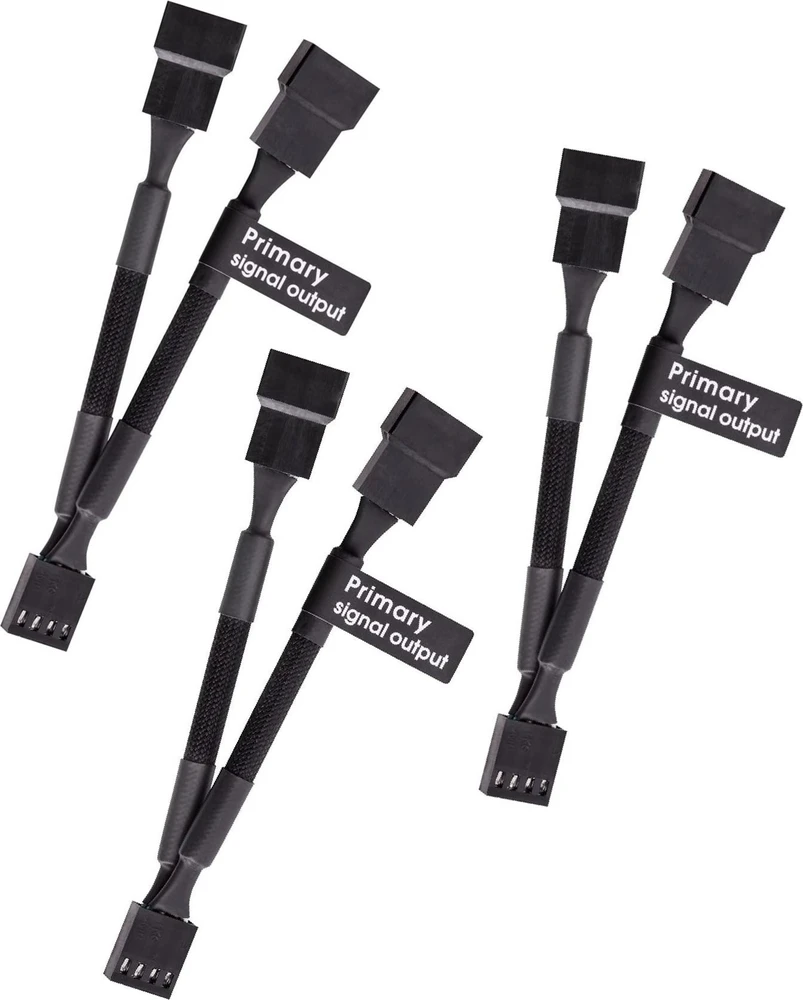 Thermaltake 4 kontaktų - 4 kontaktų x2, 0,11 m, Juodas (AC-060-CO1OTN-F1)