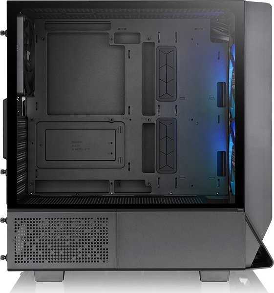 Thermaltake Ceres 330 TG ARGB, Tower tipo korpusas - juodas, grūdintas stiklas