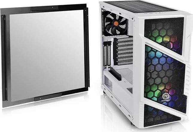 Thermaltake Commander C31 grūdintas stiklas ARGB Snow Edition
