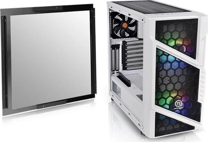 Thermaltake Commander C31 grūdintas stiklas ARGB Snow Edition