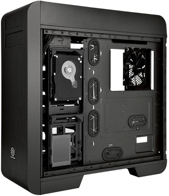 Housing Thermaltake Core V71 TG CA-1B6-00F1WN-04 (ATX, Extended ATX, Micro ATX, Mini ITX, juodos spalvos)