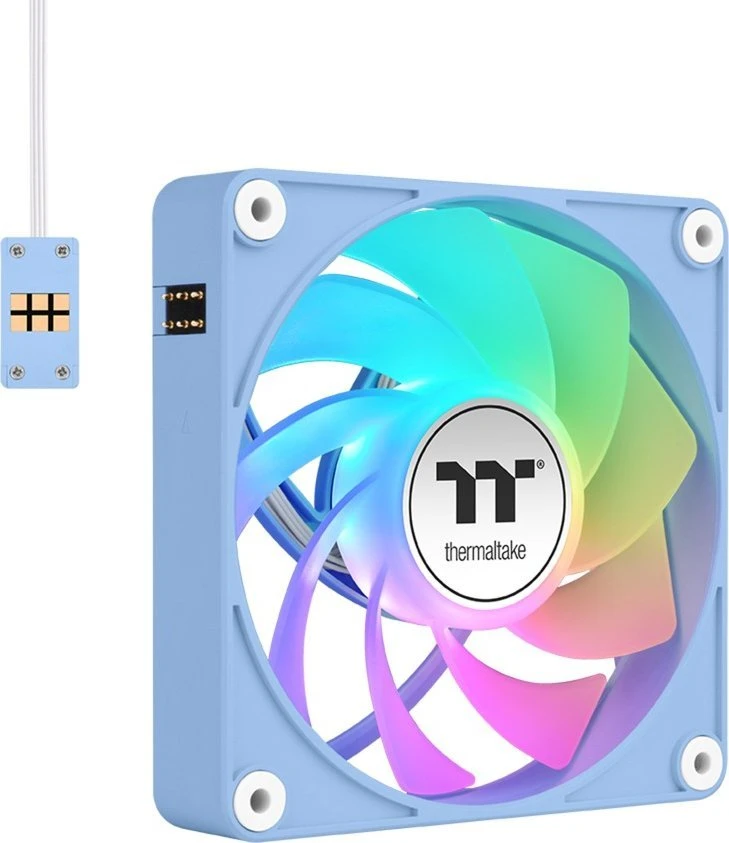 Thermaltake CT120 EX atvirkštinio ARGB sinchronizavimo 3 ventiliatorių pakuotė, mėlyna (CL-F198-PL12BU-A)