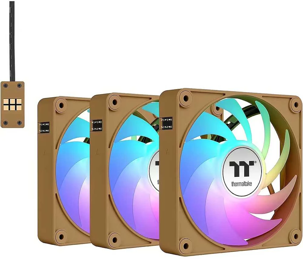 Thermaltake CT120 EX ventiliatorių komplektas su RGB apšvietimu