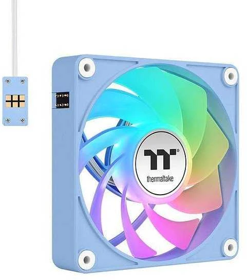 Thermaltake CT140 EX melsvas ventiliatorius su ARGB apšvietimu